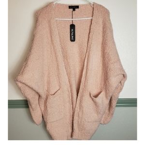 CTeddy Cardigan Open Front Sweater